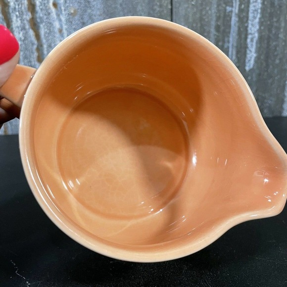 Vintage Nancy Calhoun Light Peach Japan Discontinued Gravy Bowl Dinnerware 80s - Picture 4 of 8